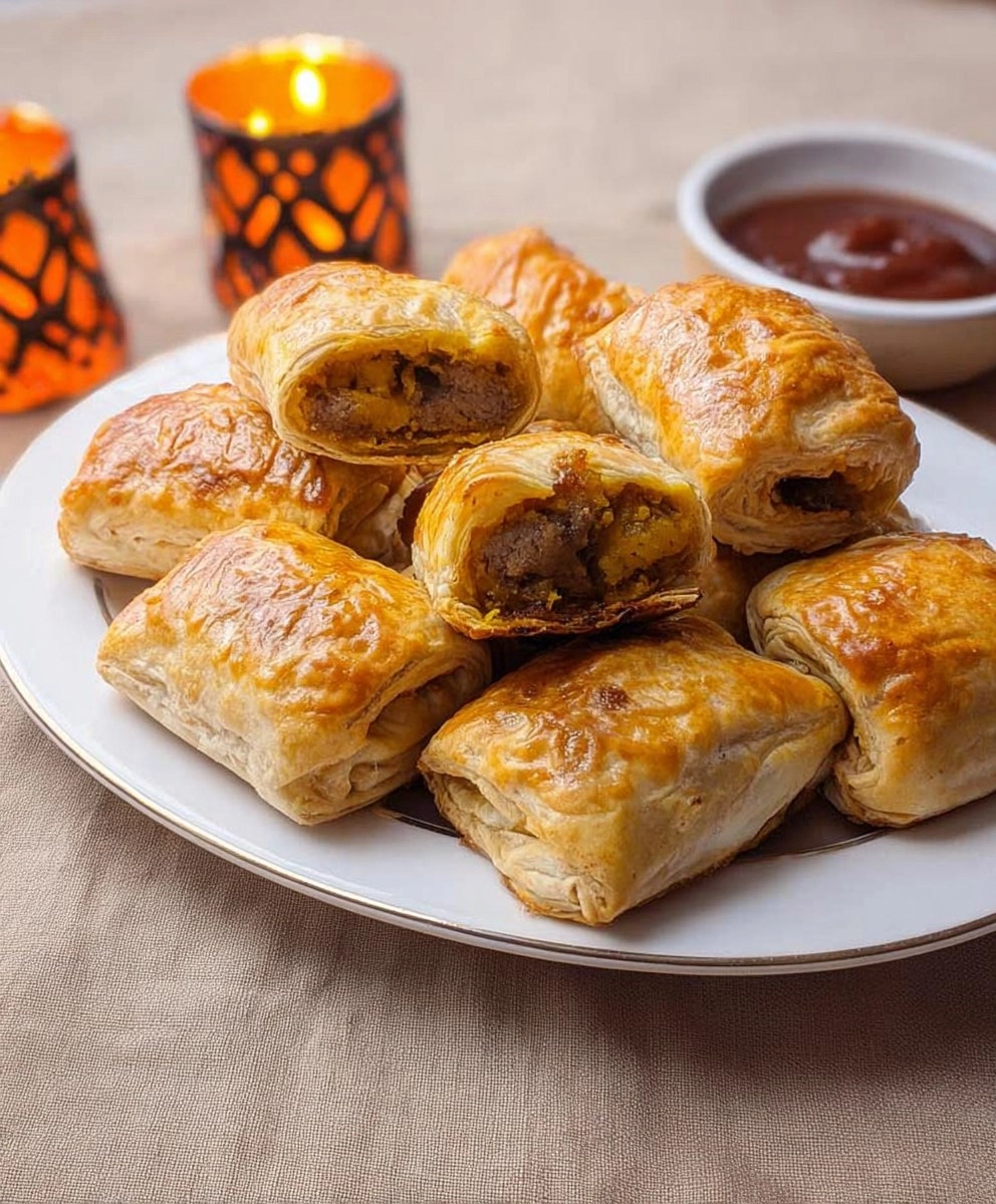 Curried Sausage Rolls