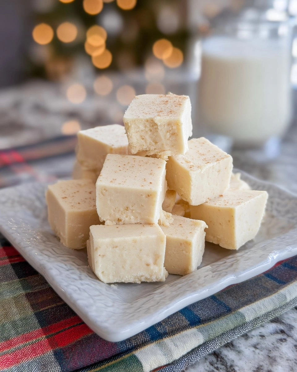 Eggnog Fudge