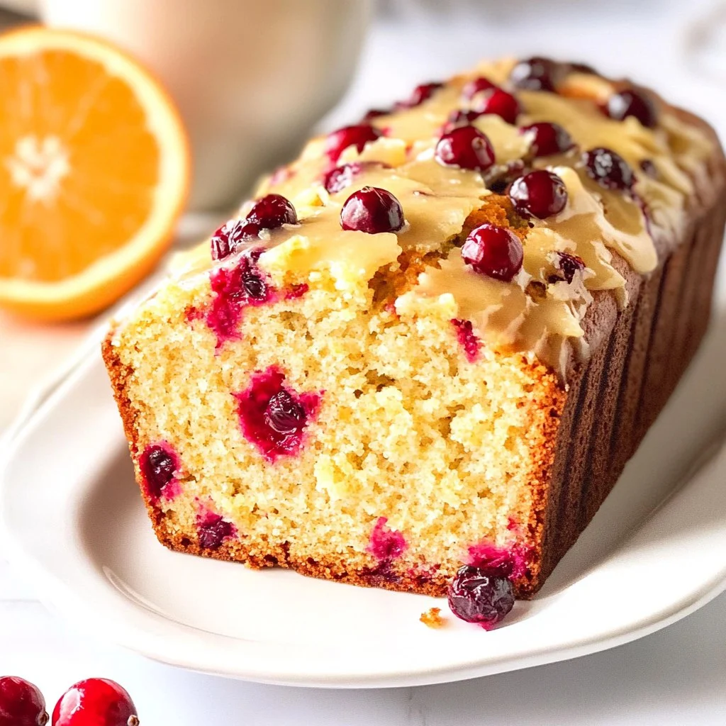 Gluten Free Orange Cranberry Bread