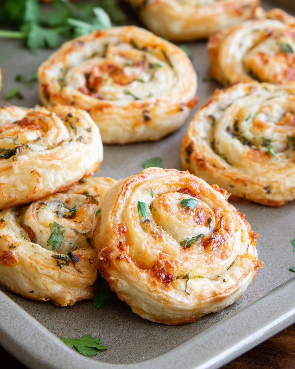 Jalapeño Popper Pinwheels with Puff Pastry