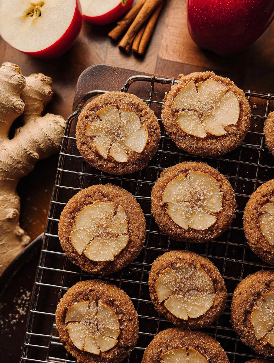 Nutmeg Ginger Apple Snaps