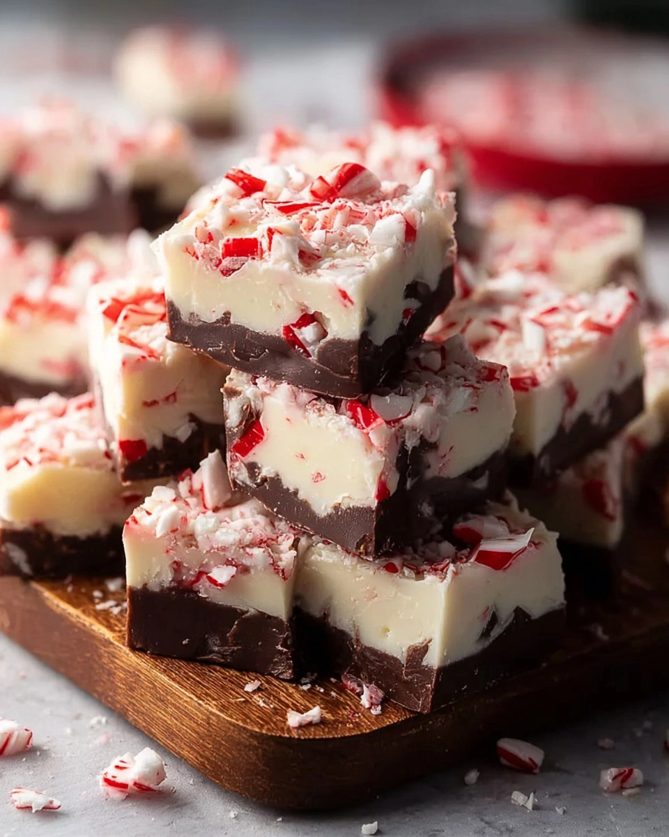 Peppermint Bark Fudge