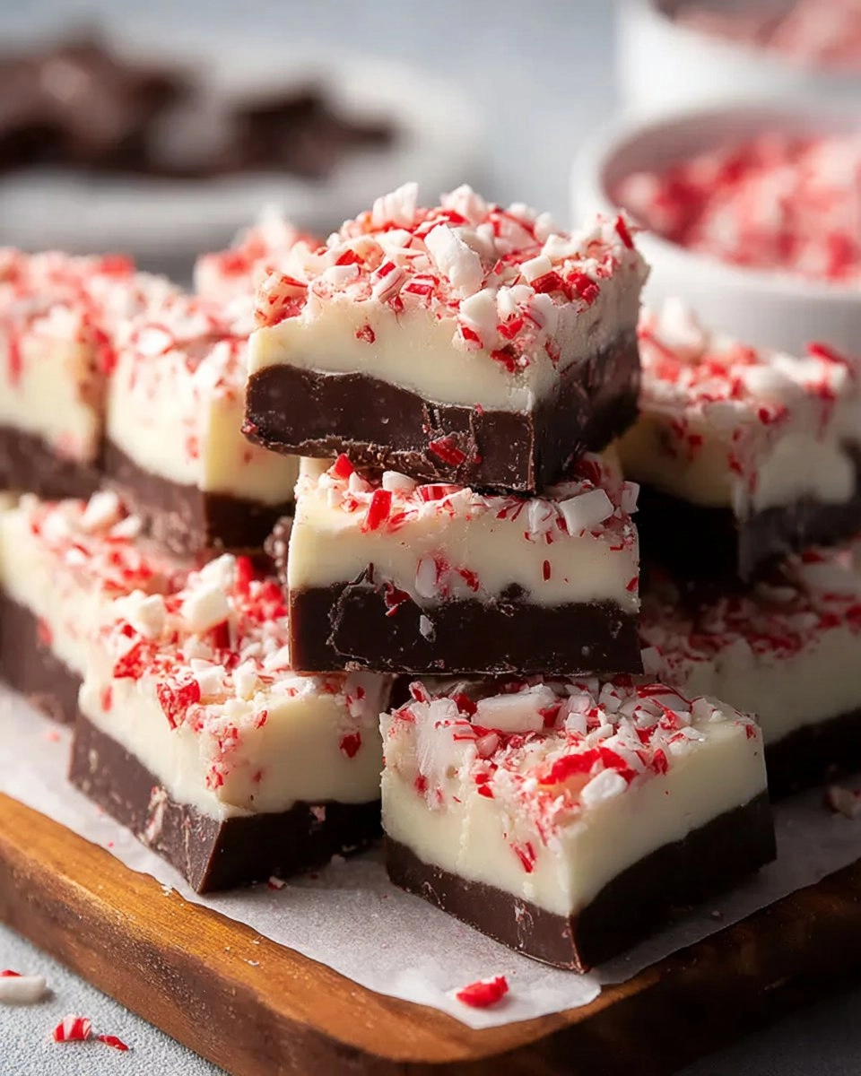 Peppermint Bark Fudge
