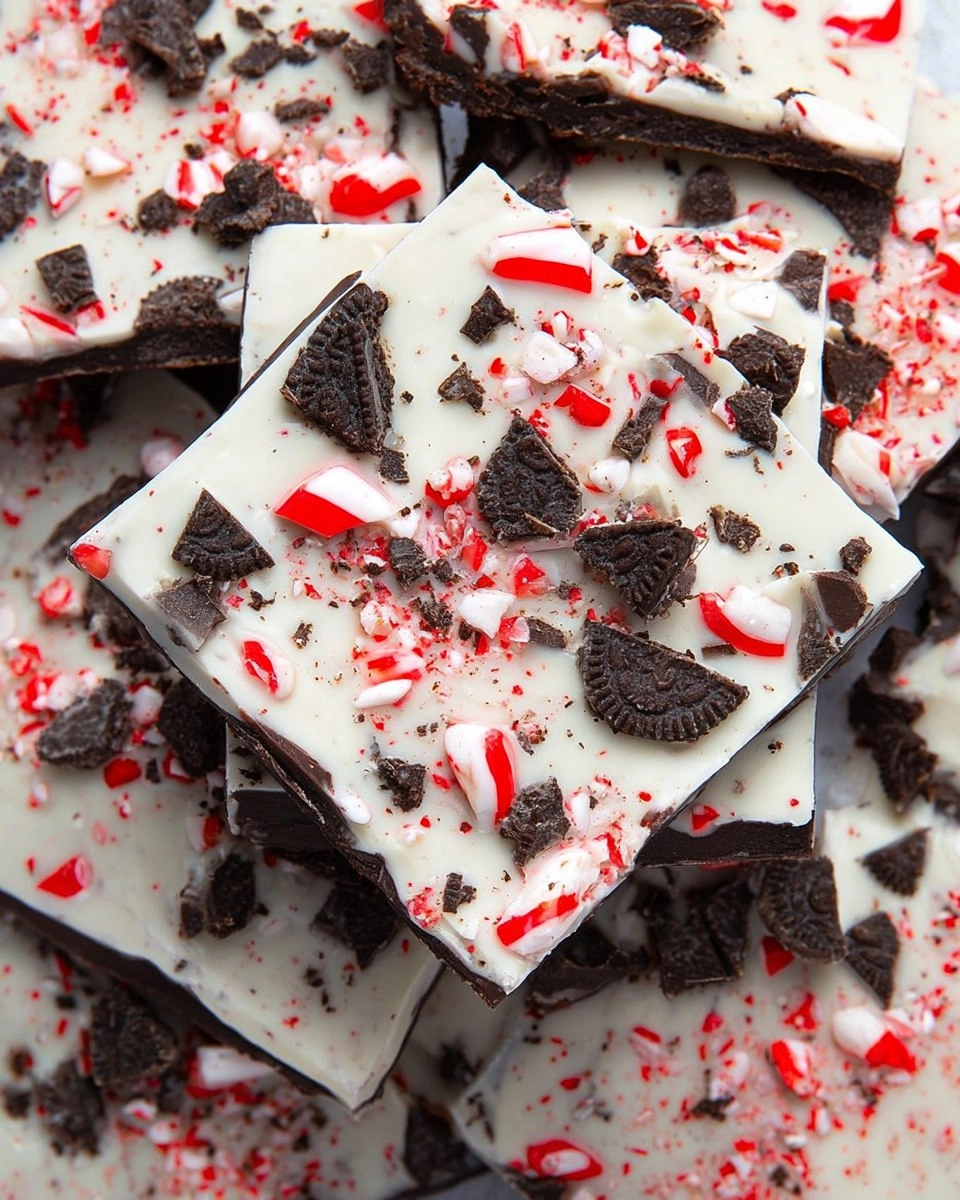 Peppermint Oreo Bark