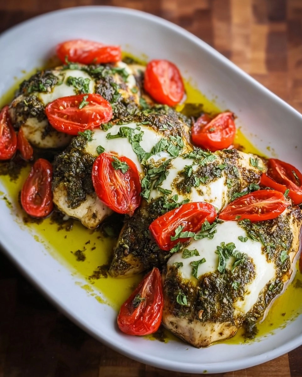 Pesto Mozzarella Chicken