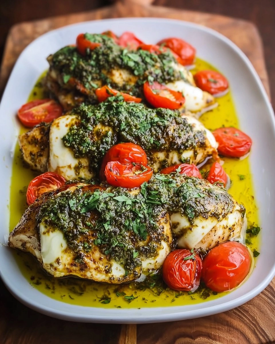Pesto Mozzarella Chicken