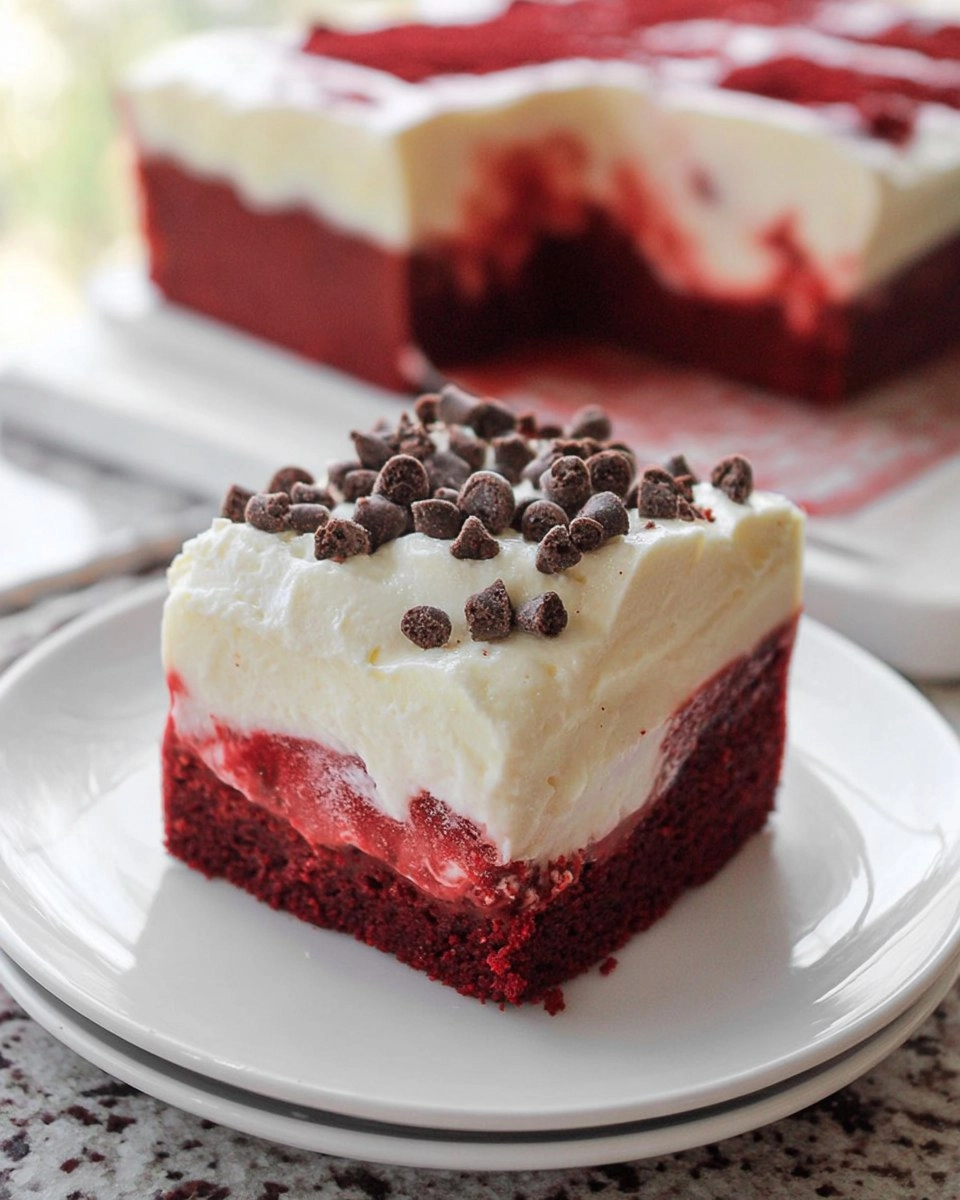 Red Velvet Poke Cake
