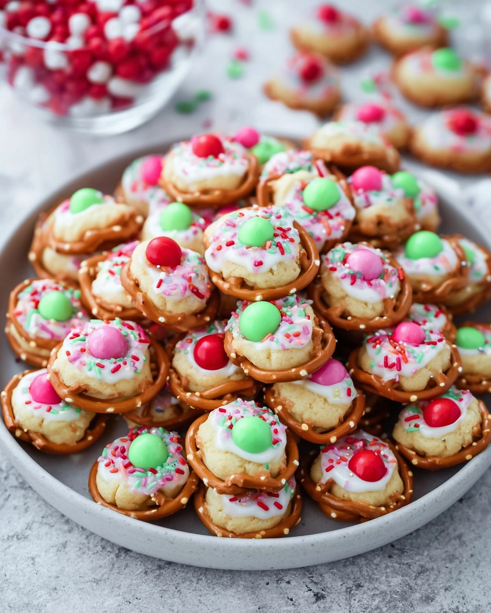 Sugar Cookie Pretzel Bites