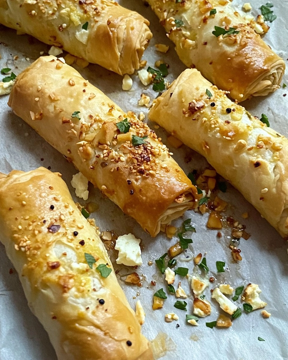 Air Fryer Feta Rolls