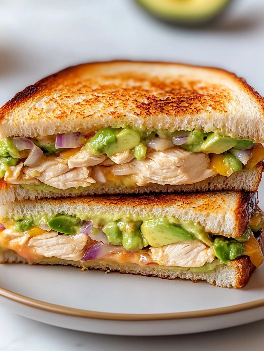 Chicken Avocado Melt Sandwich