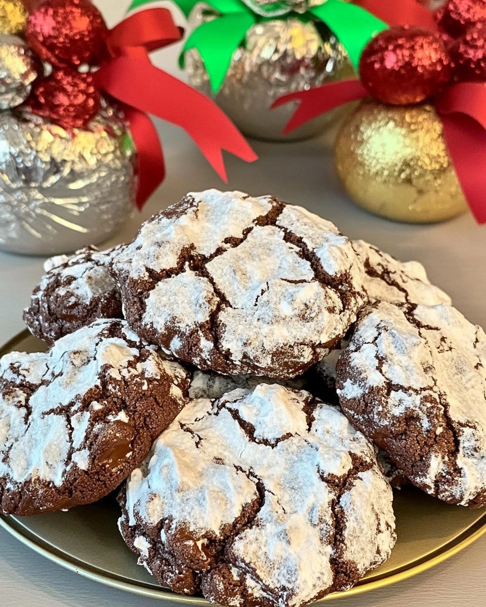 Chocolate Crinkle Cookies