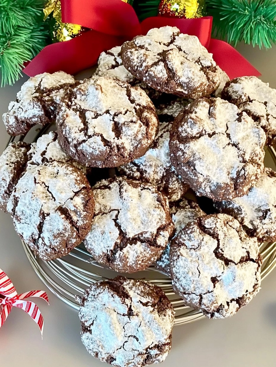 Chocolate Crinkle Cookies