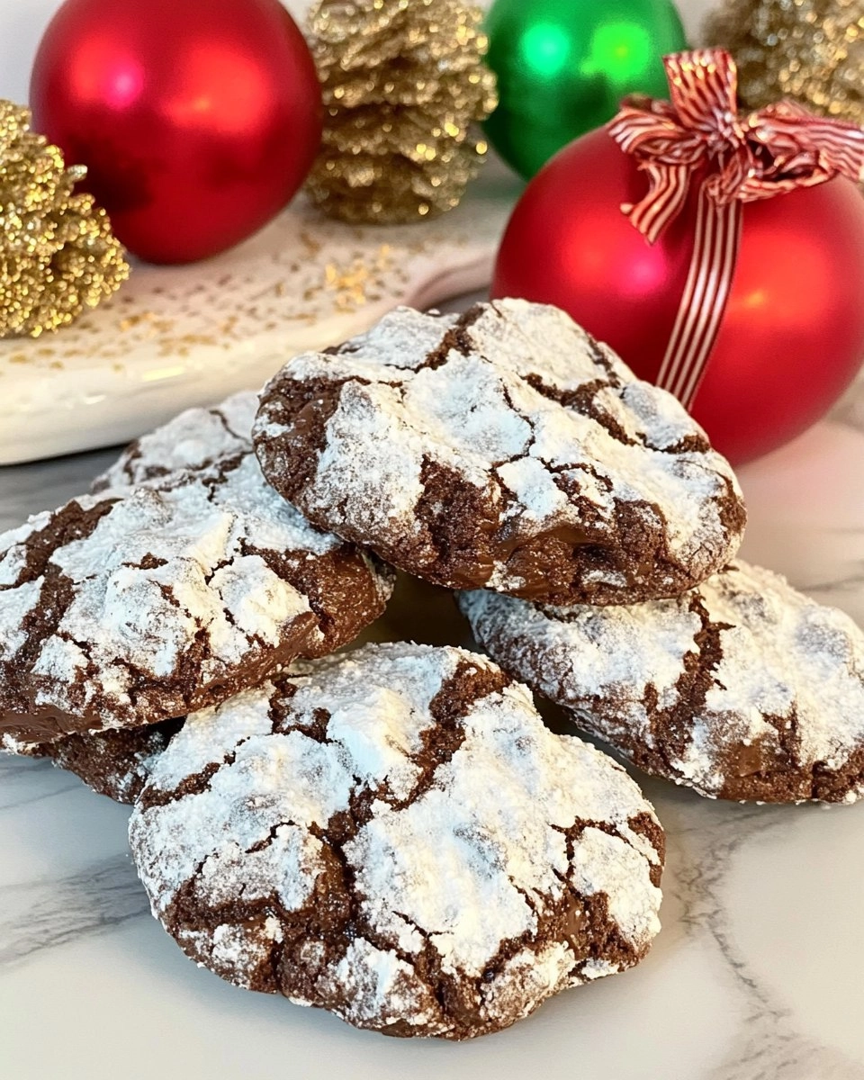 Chocolate Crinkle Cookies