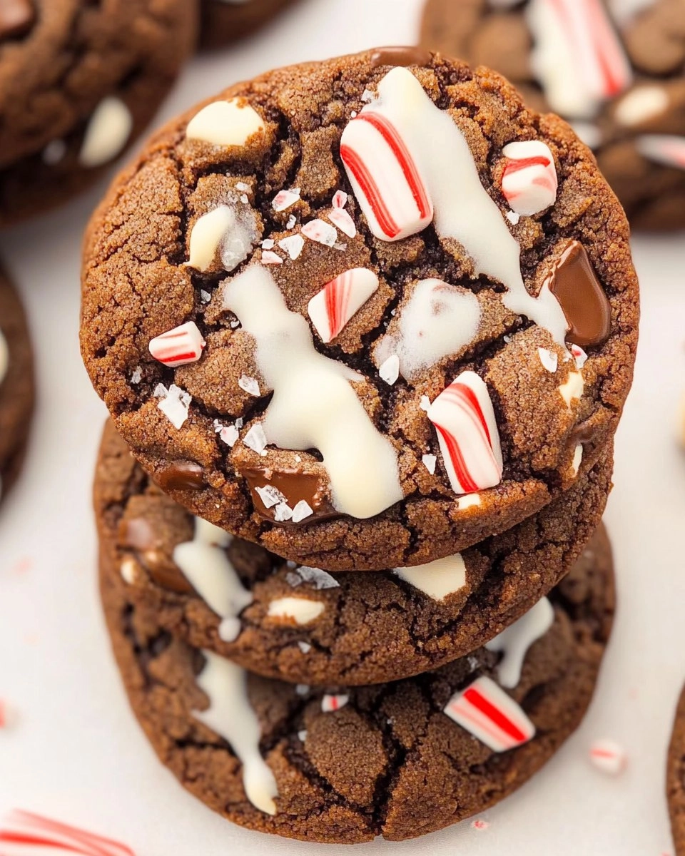 Easy Chocolate Peppermint Cookies