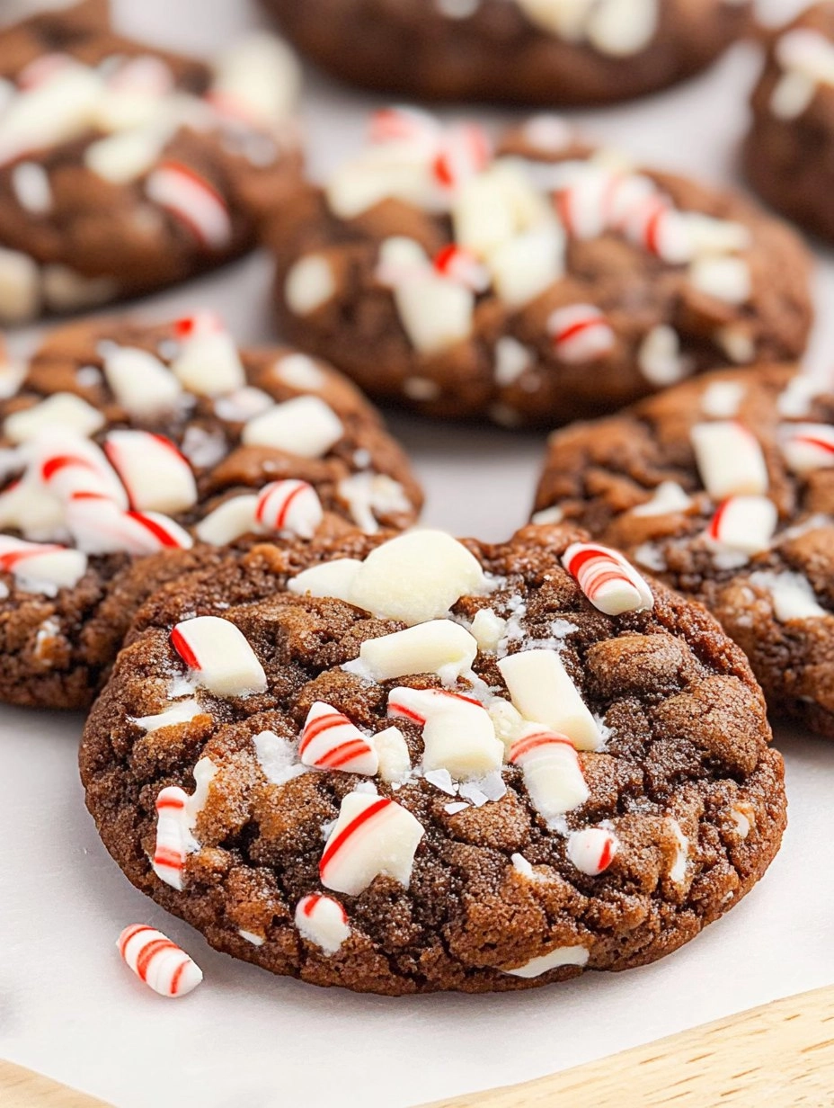 Easy Chocolate Peppermint Cookies