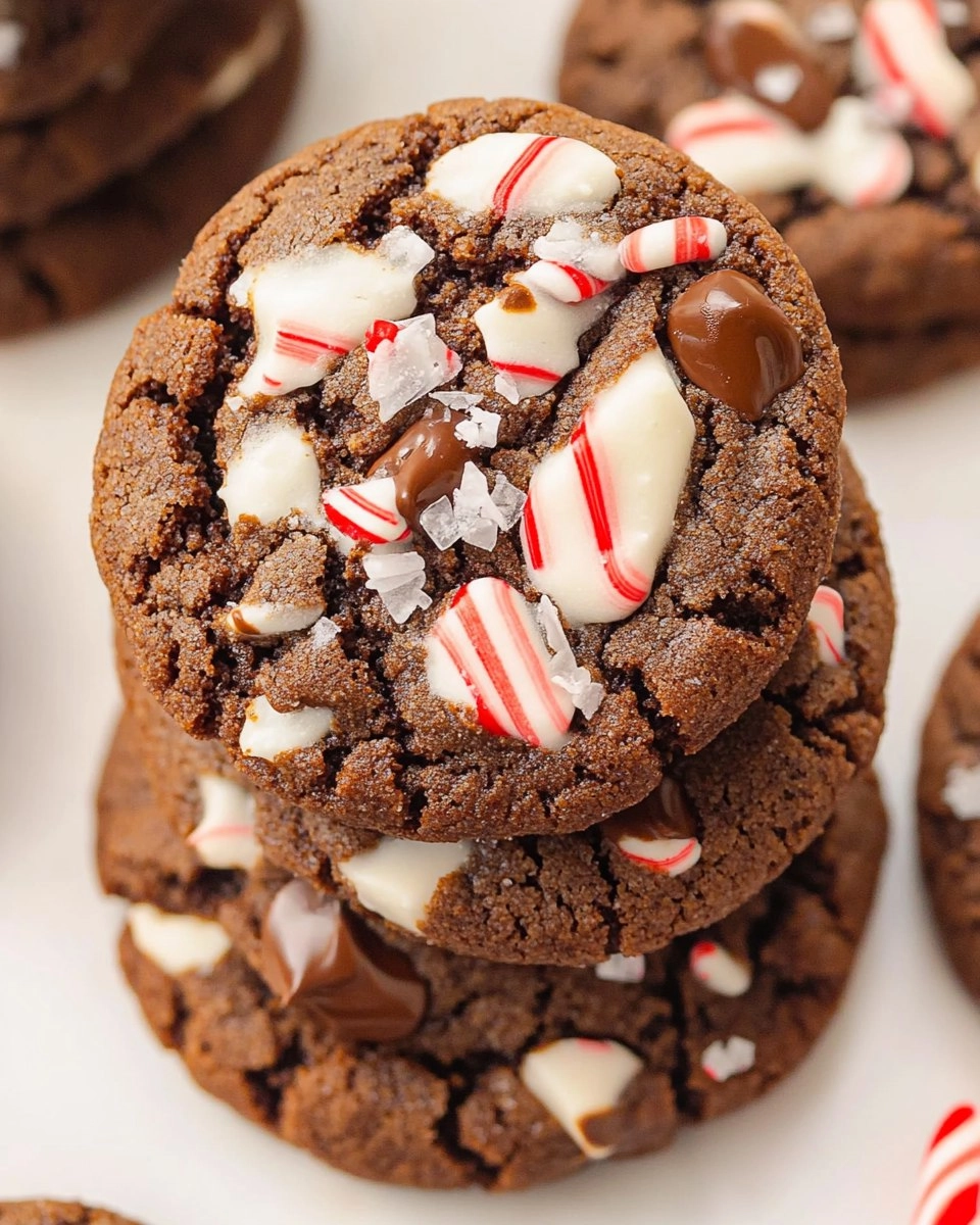 Easy Chocolate Peppermint Cookies