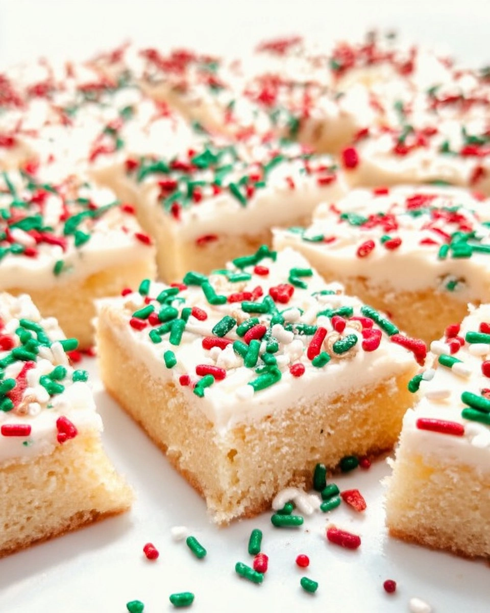 Christmas Sugar Cookie Bars