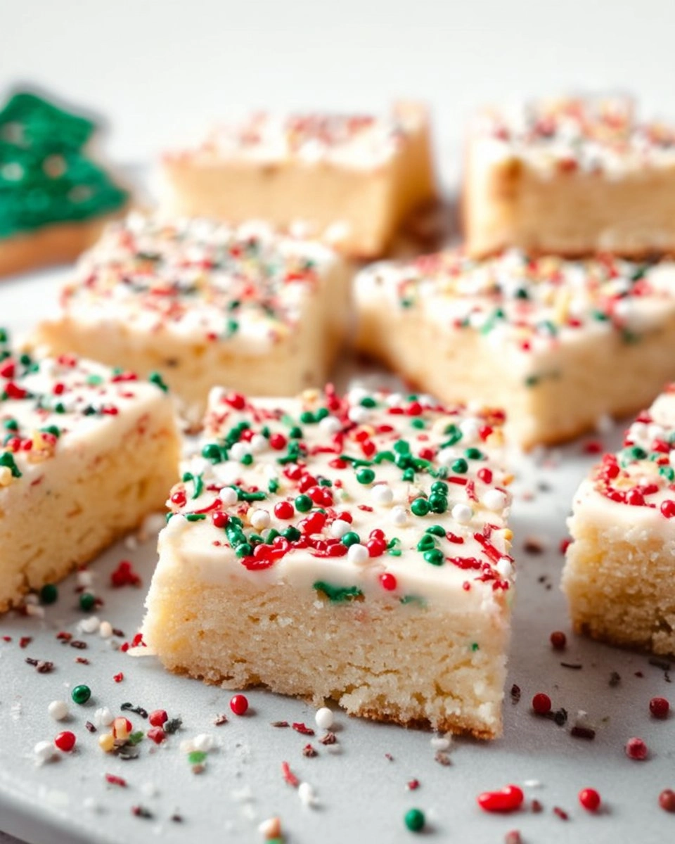 Christmas Sugar Cookie Bars