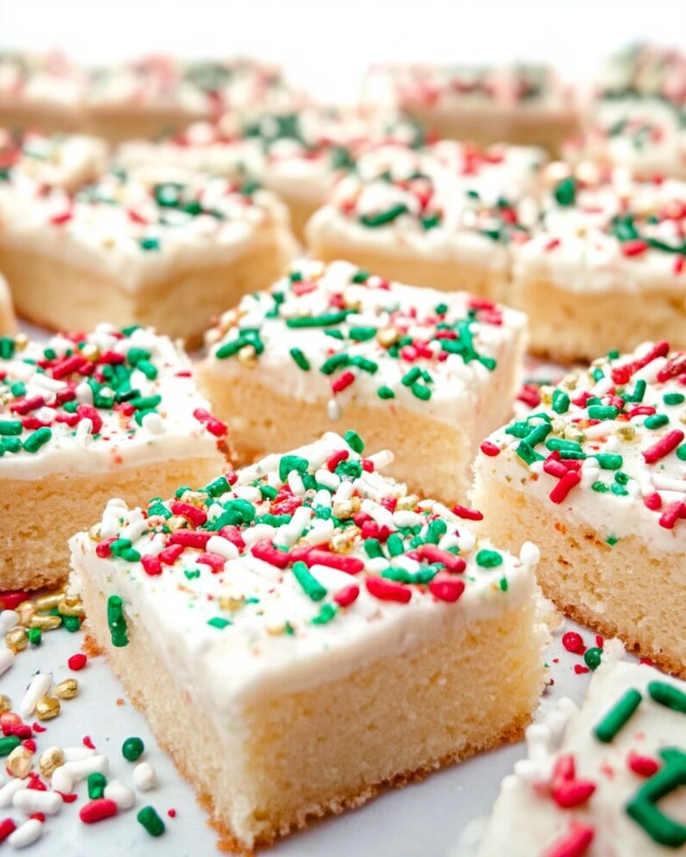 Christmas Sugar Cookie Bars