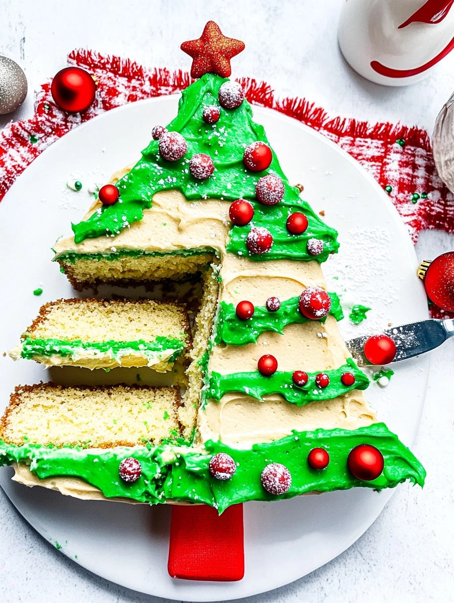 Christmas Tree Cake