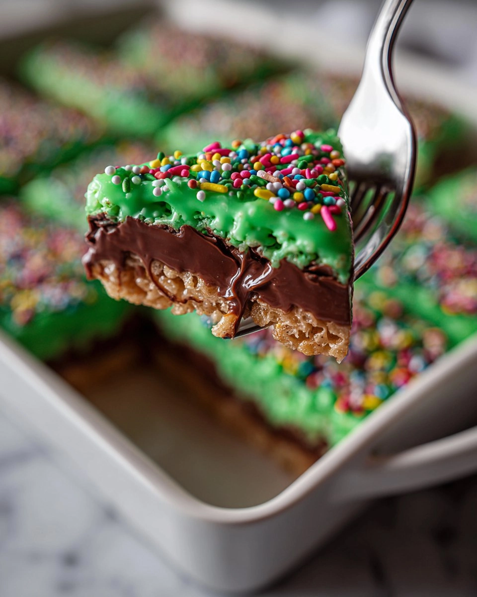 Christmas Tree Rice Krispie Treats