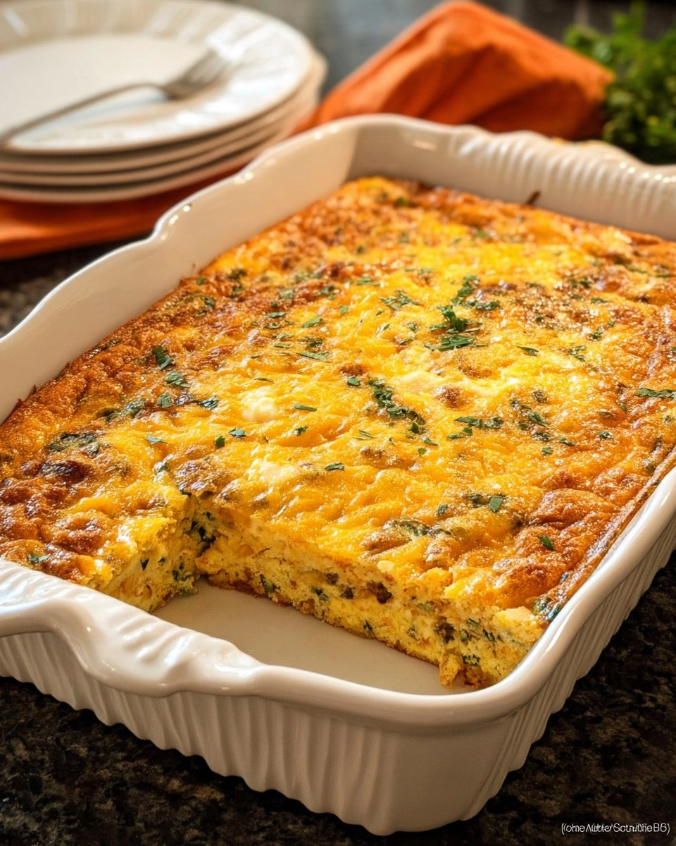 Cottage Cheese Egg Casserole