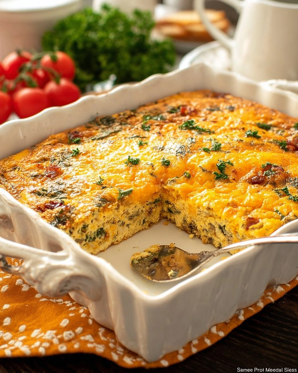 Cottage Cheese Egg Casserole