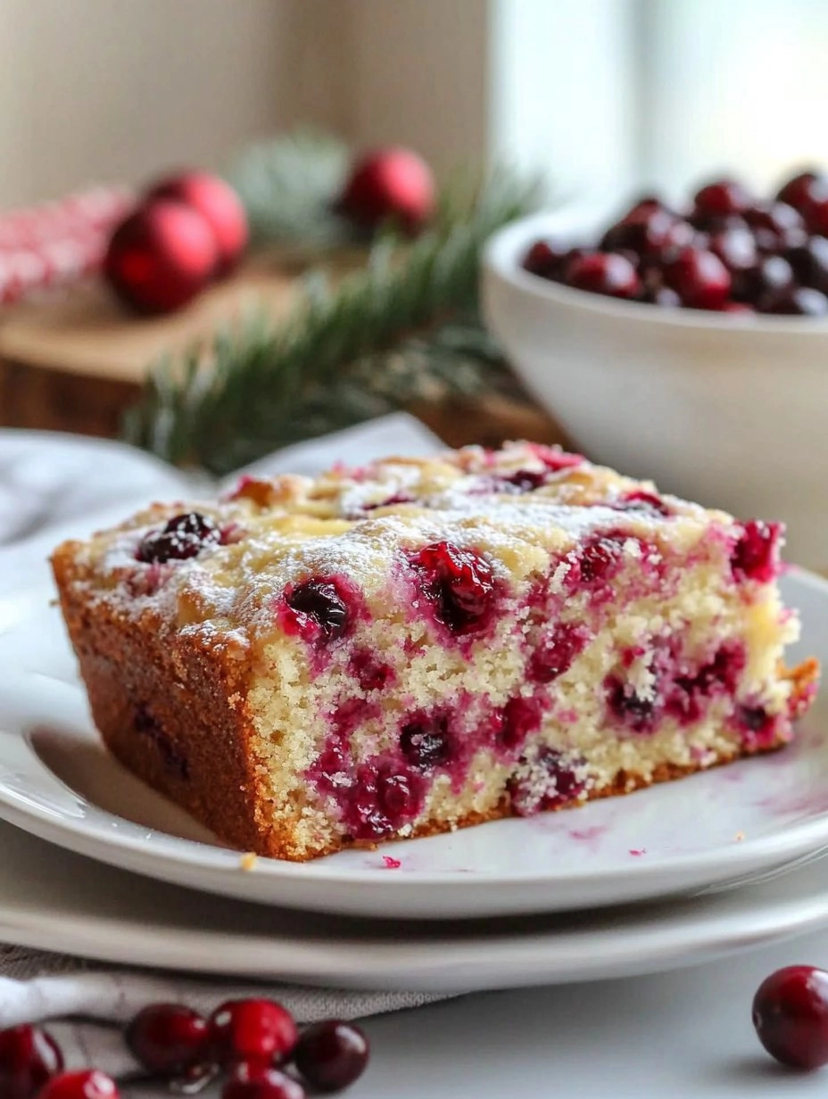 Cranberry Christmas Cake