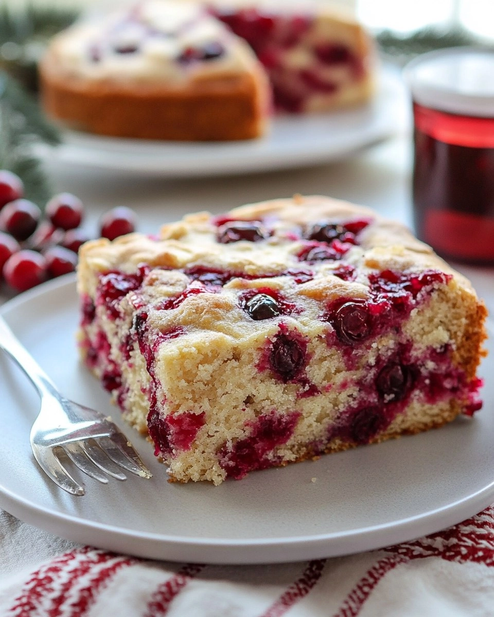 Cranberry Christmas Cake