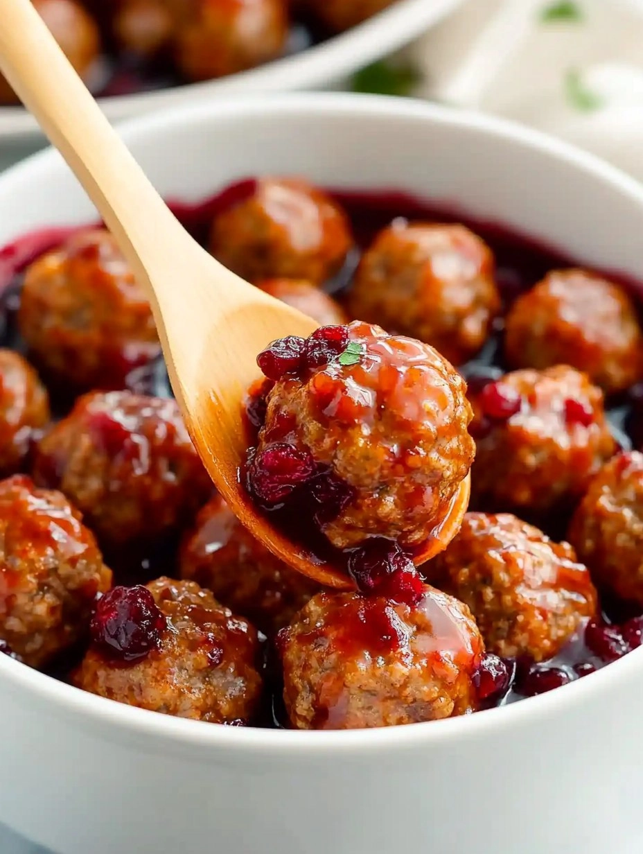 Cranberry Meatballs In Crockpot
