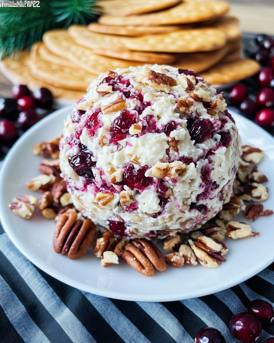 Cranberry Pecan Cheese Ball