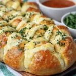 Football-Shaped-Cheesy-Garlic-Bread-Recipe