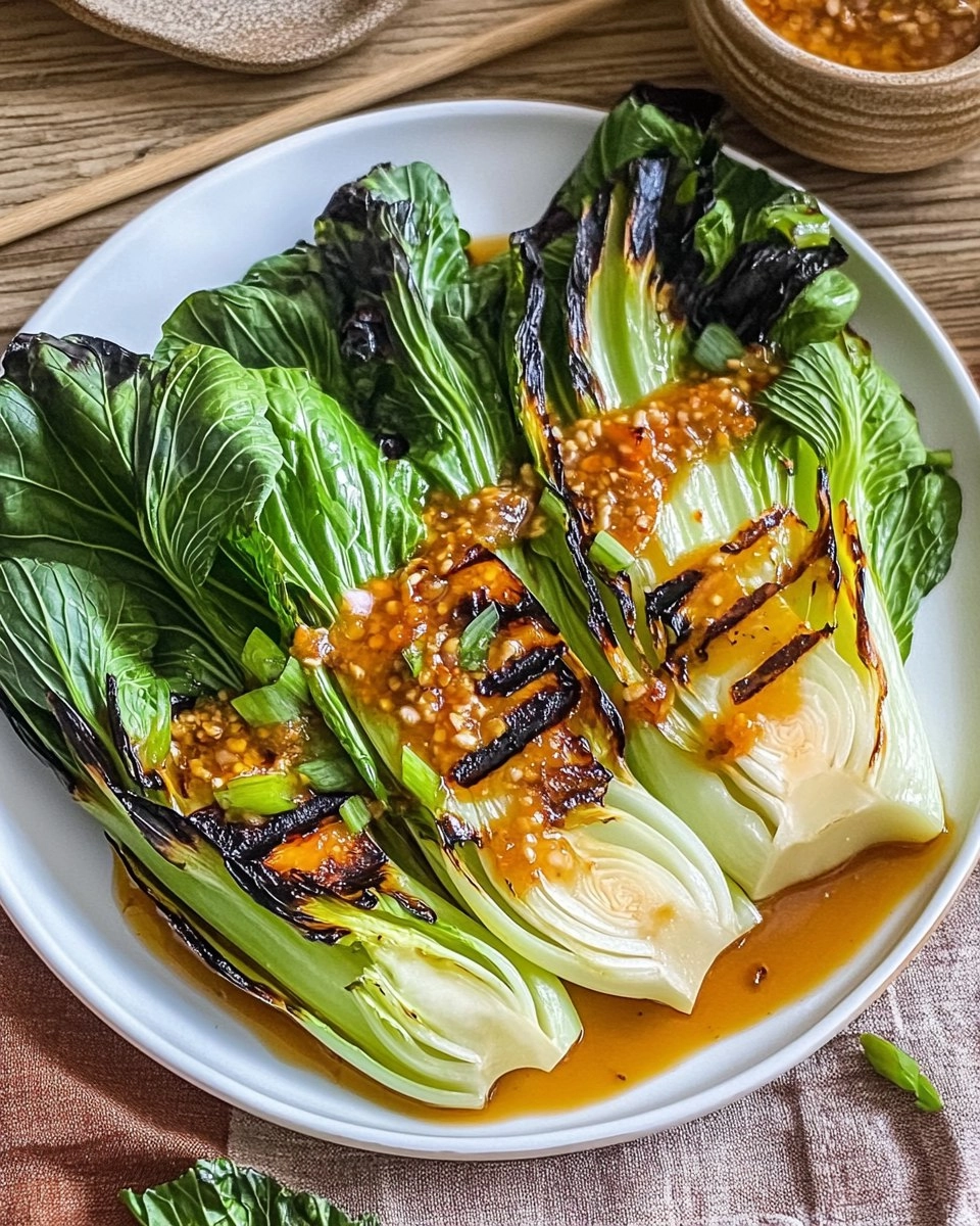 Grilled Bok Choy