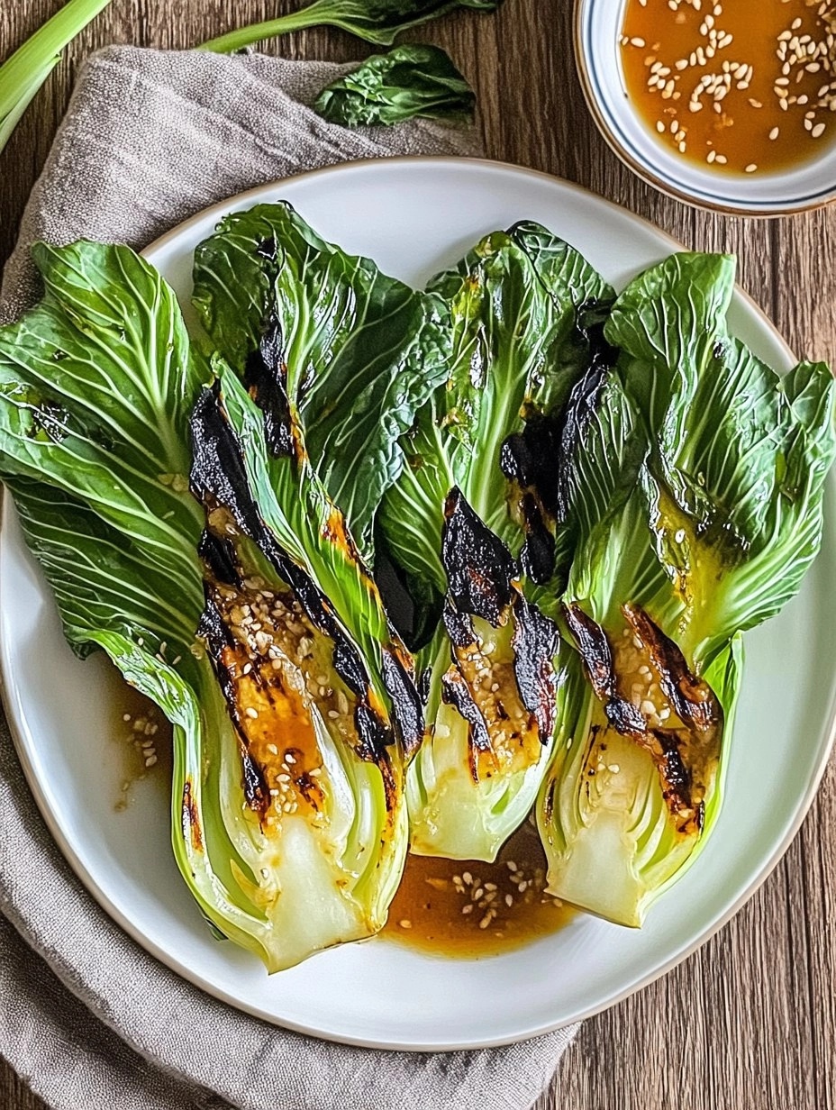 Grilled Bok Choy