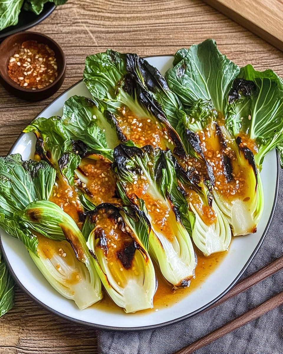 Grilled Bok Choy
