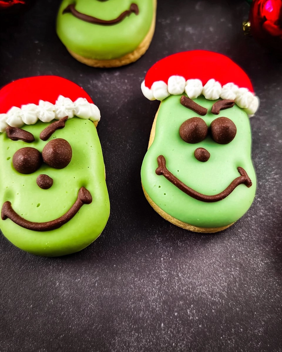 Grinch Nutter Butter Cookies