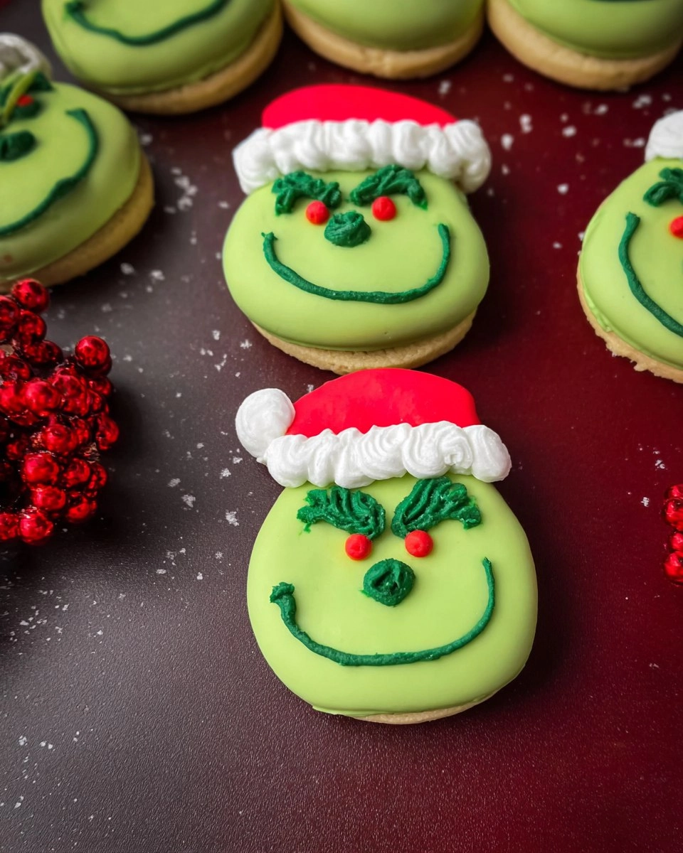 Grinch Nutter Butter Cookies