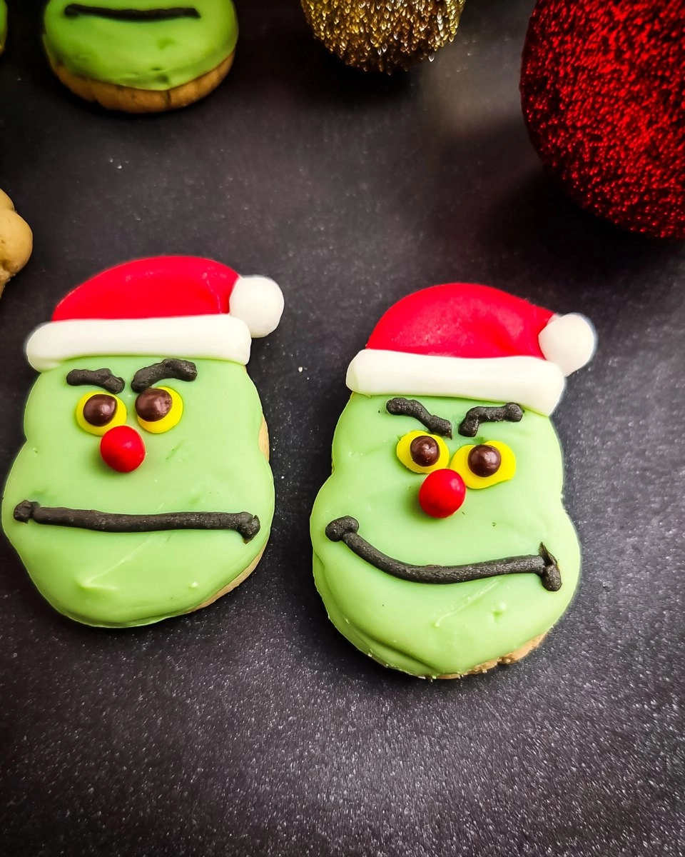 Grinch Nutter Butter Cookies