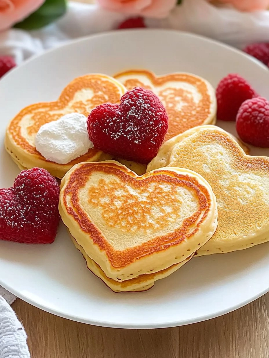 Heart Shaped Pancakes