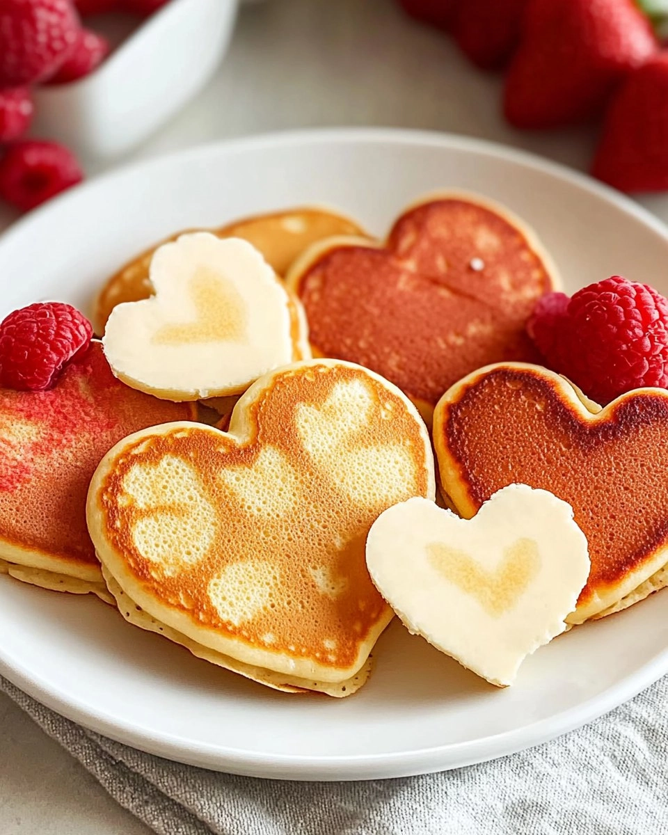 Heart Shaped Pancakes