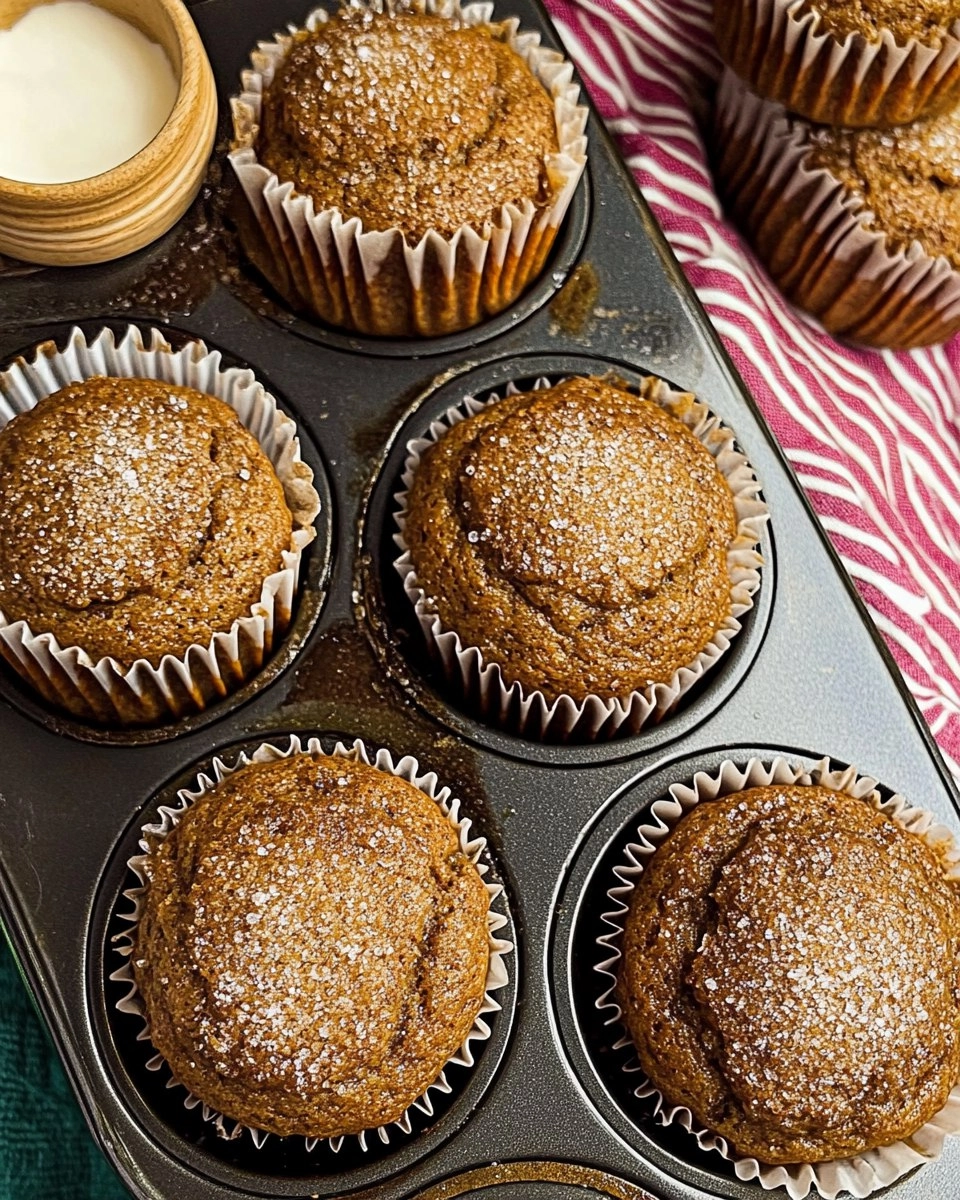 Homemade Gingerbread Muffins