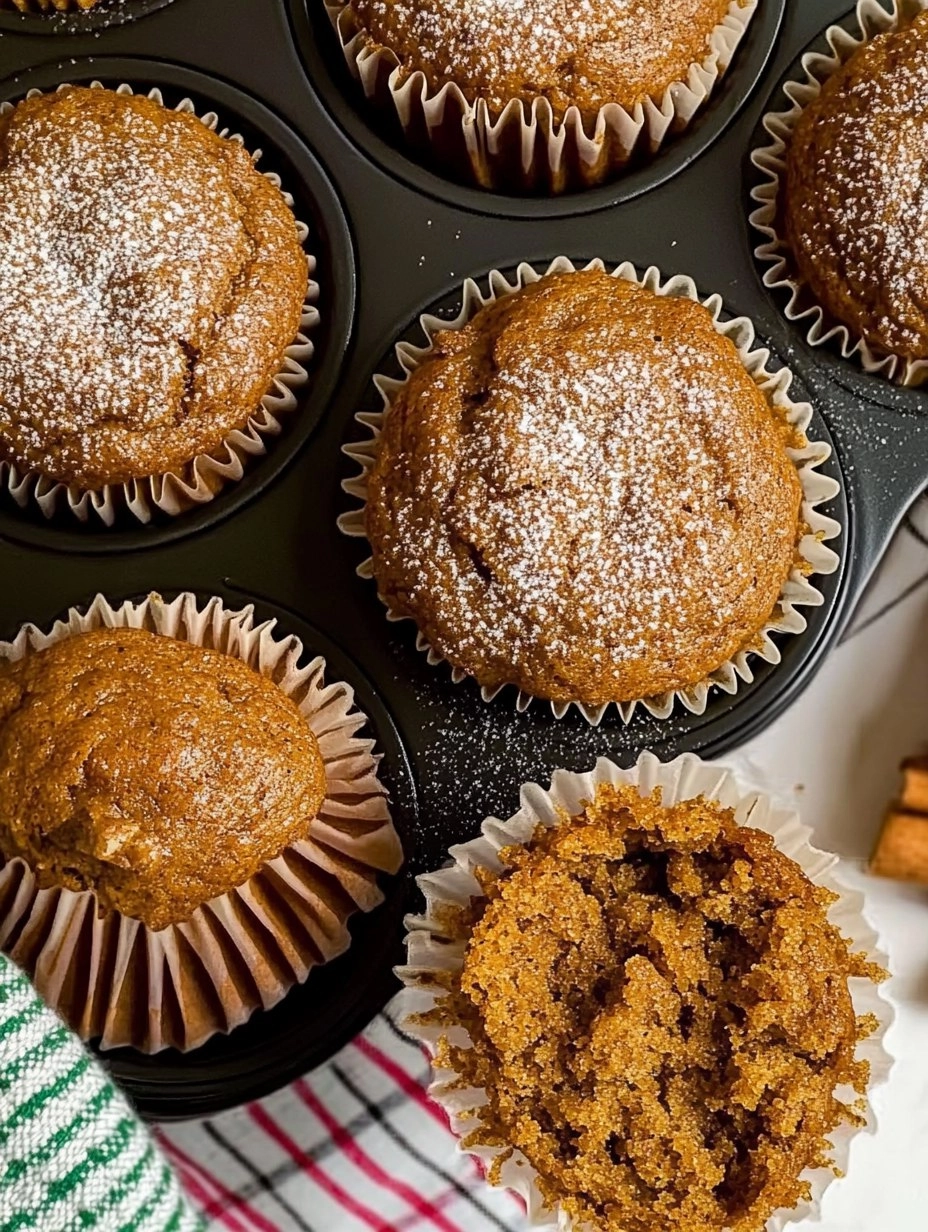 Homemade Gingerbread Muffins