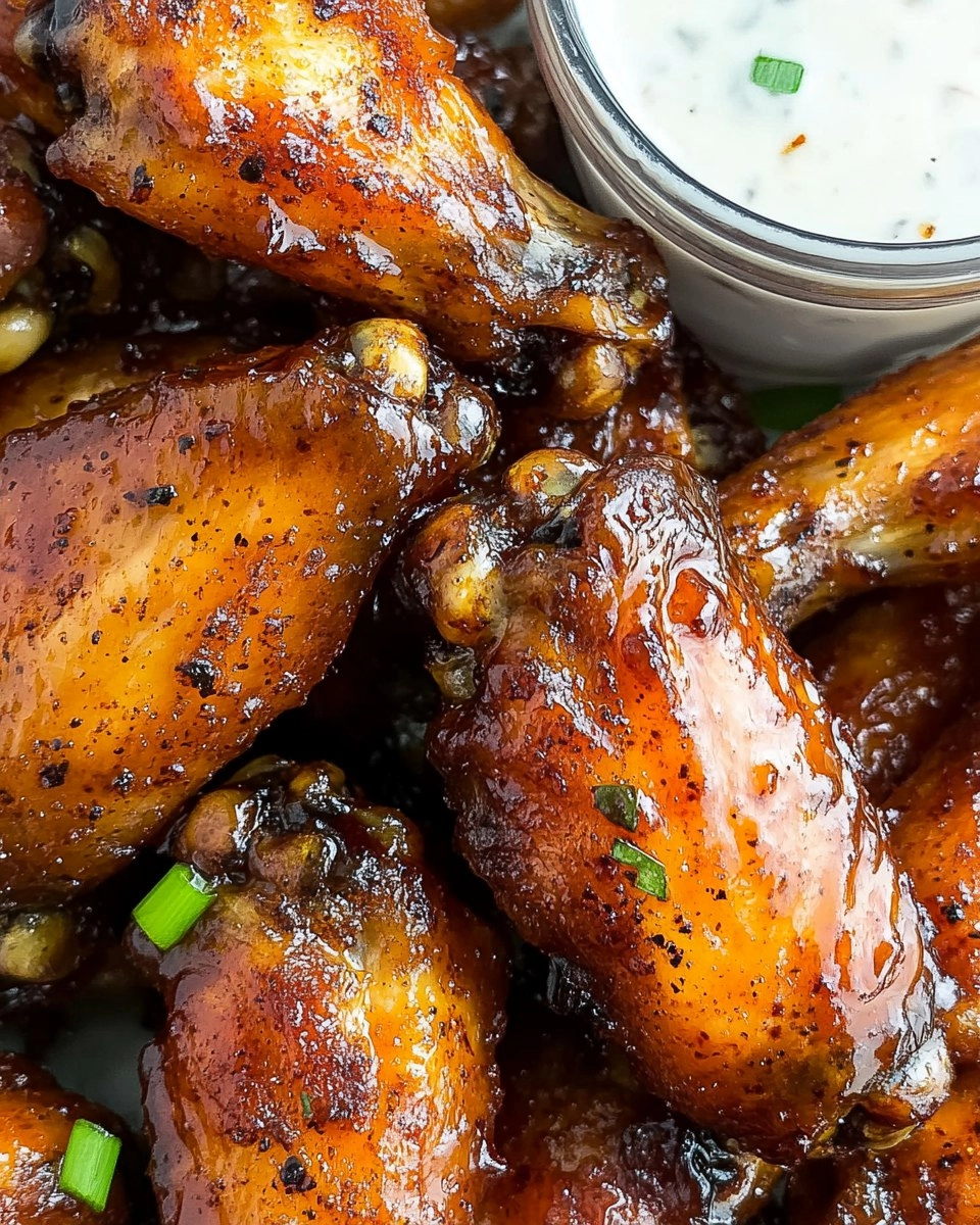Hot Pepper Jelly Glazed Wings