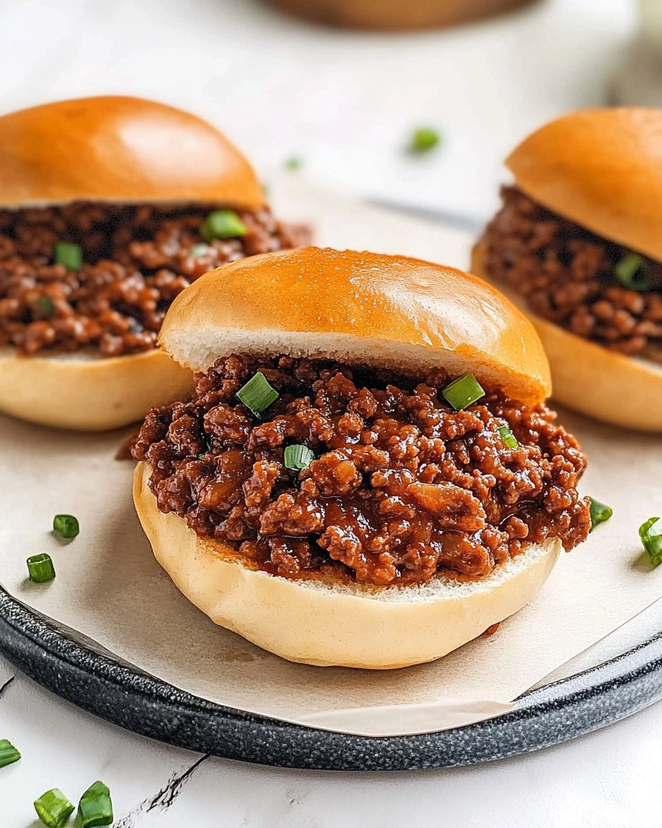 Korean Beef Sloppy Joes