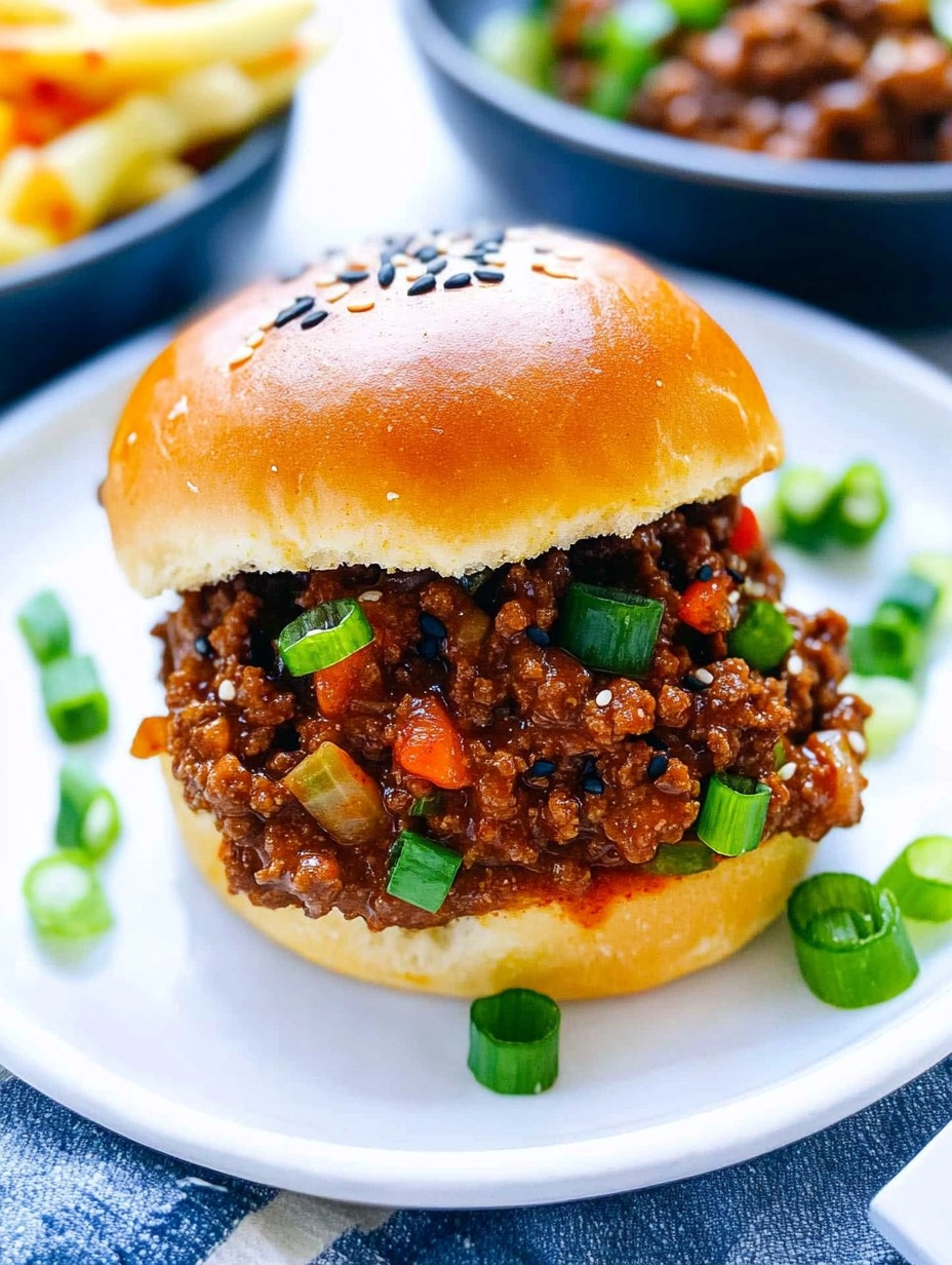 Korean Beef Sloppy Joes