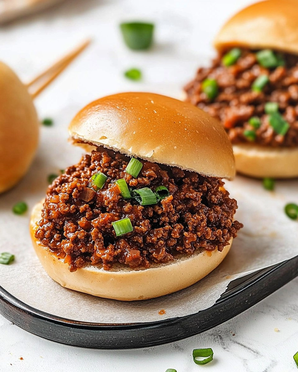 Korean Beef Sloppy Joes