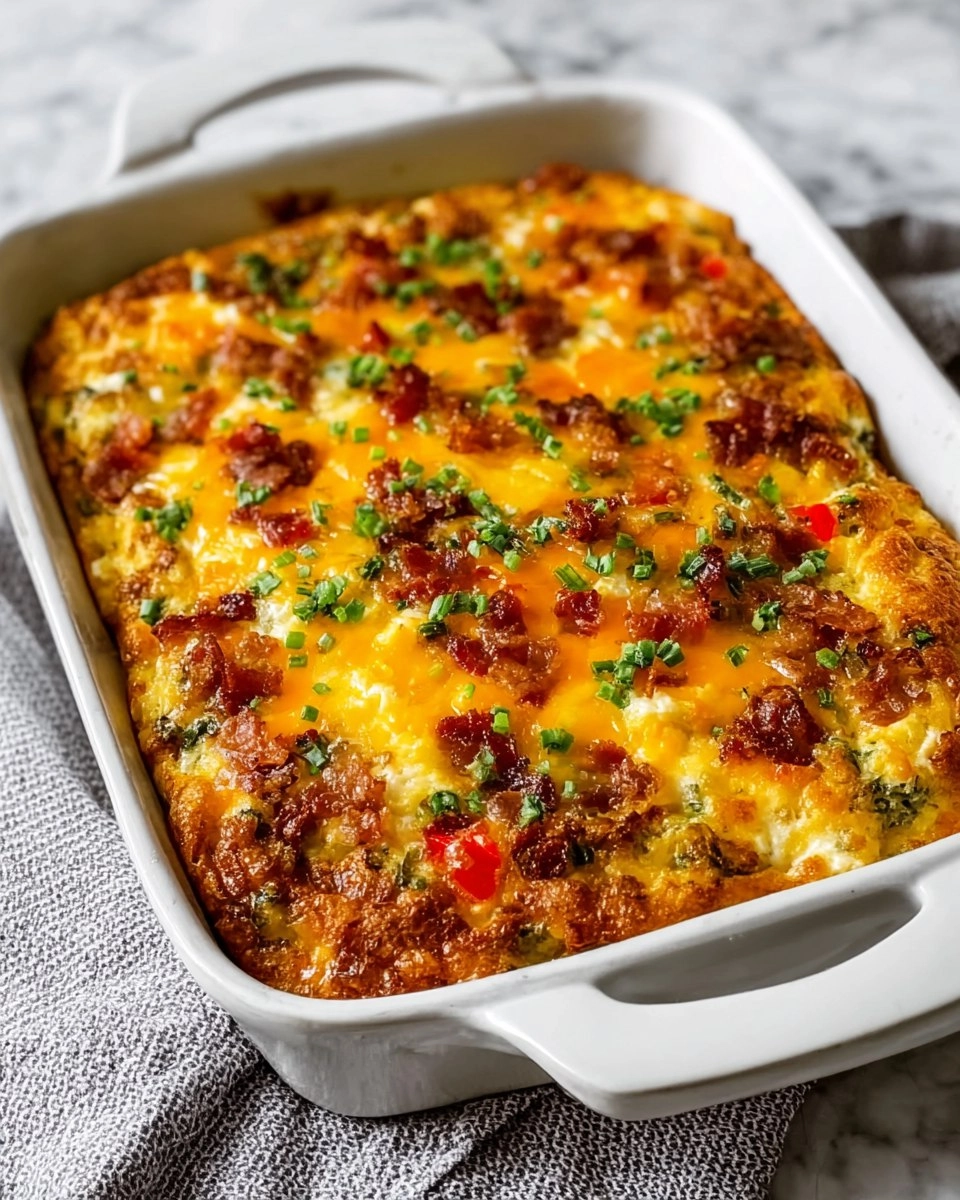 Loaded Overnight Breakfast Casserole