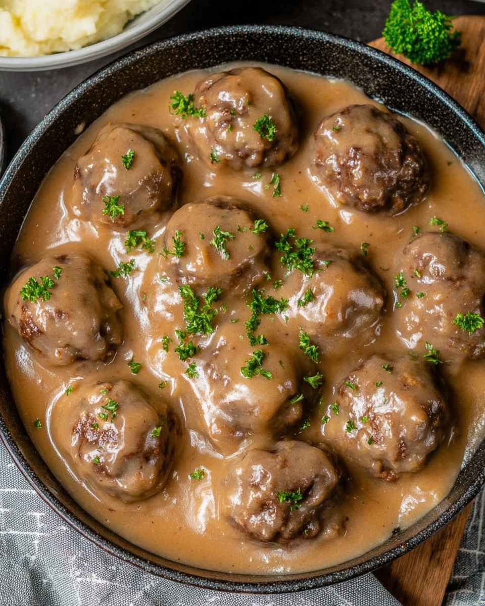 Meatballs and Gravy
