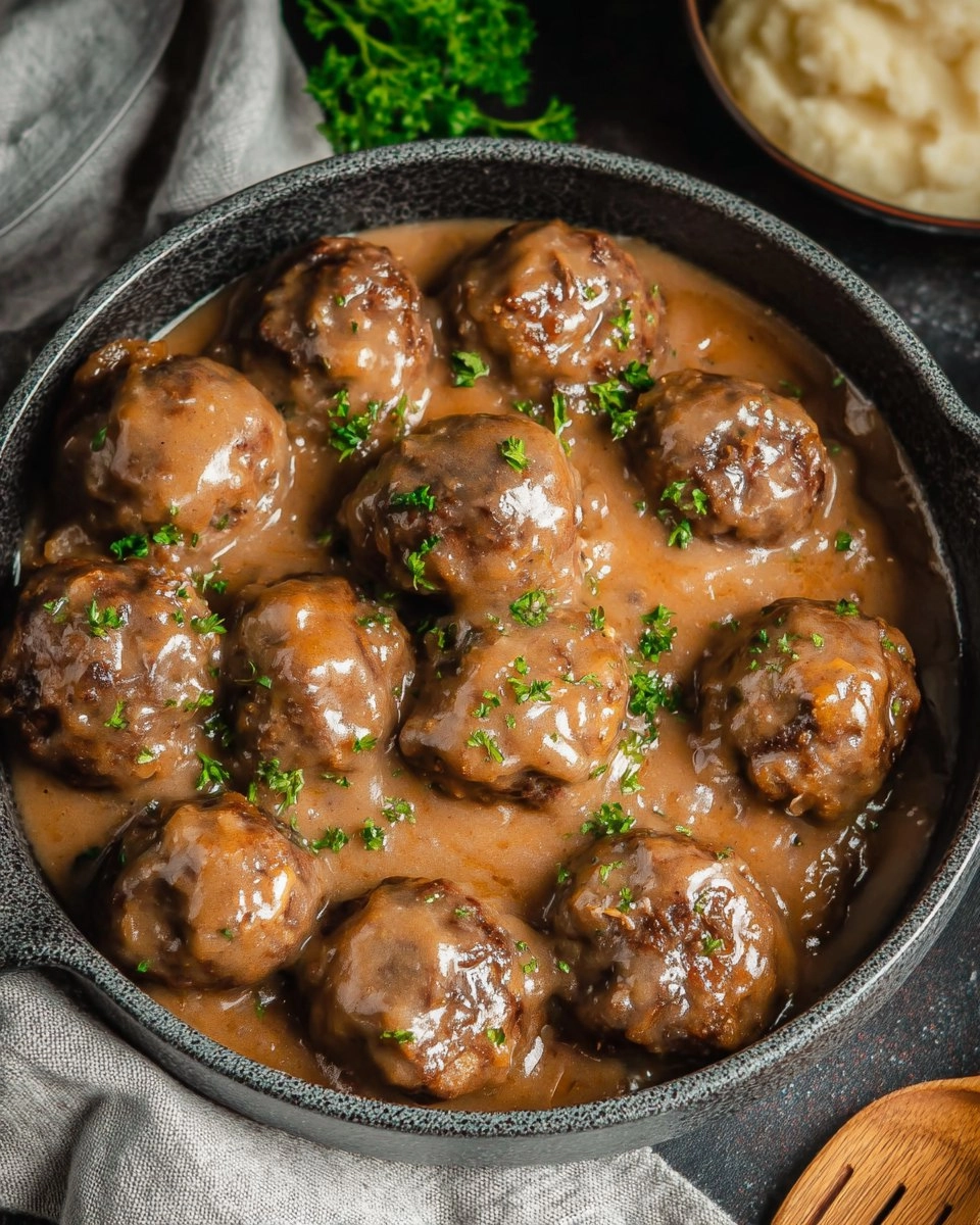 Meatballs and Gravy
