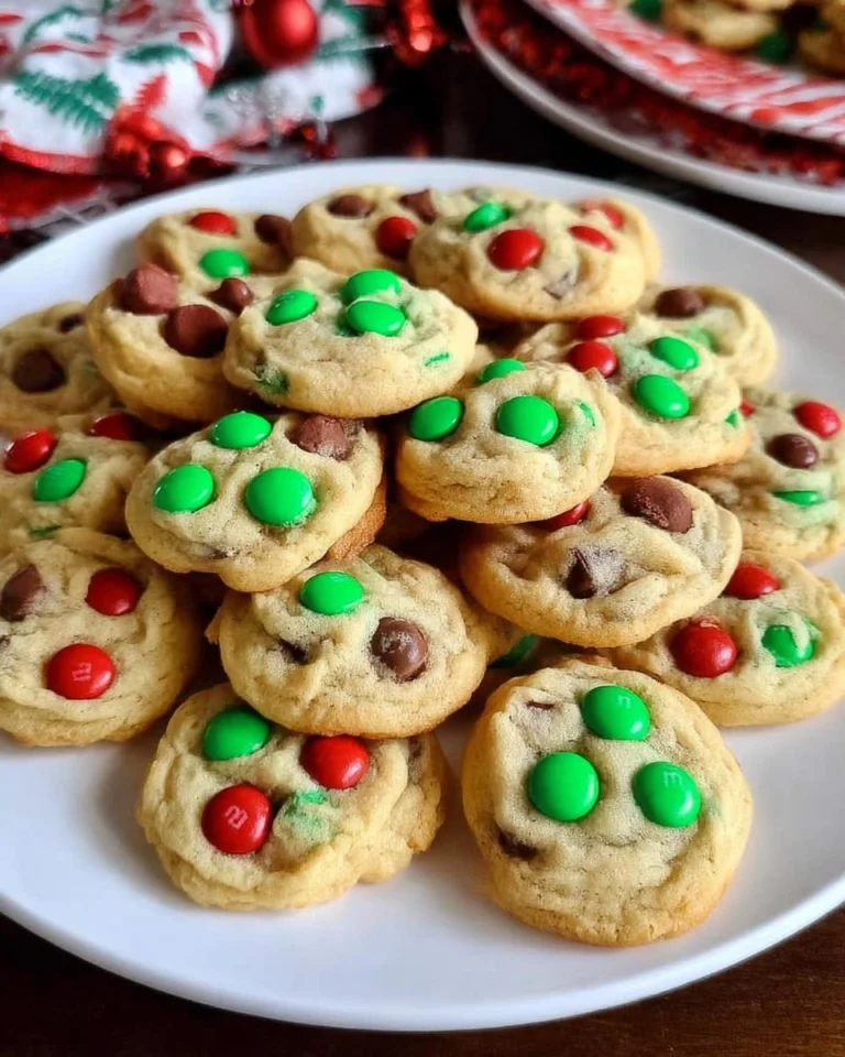 Mini-Christmas-Cookies-Bite-Size-Cookies-with-MM-Recipe